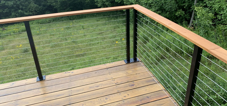 Installing Deck Cable Railing in Sierra Madre, CA